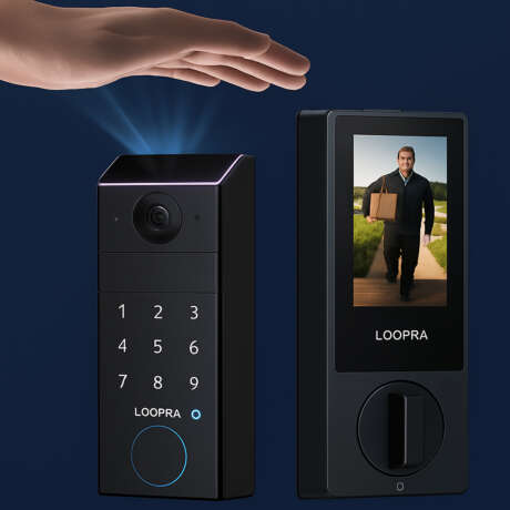 LOOPRA Smart Video Door Lock – AI Security System