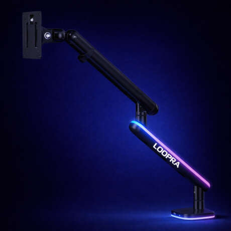 LOOPRA RGB Monitor Arm – Smart Adjustable Desk Mount