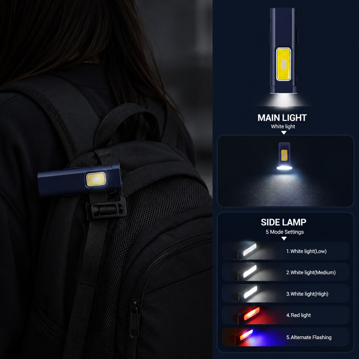 LOOPRA Portable LED Flashlight