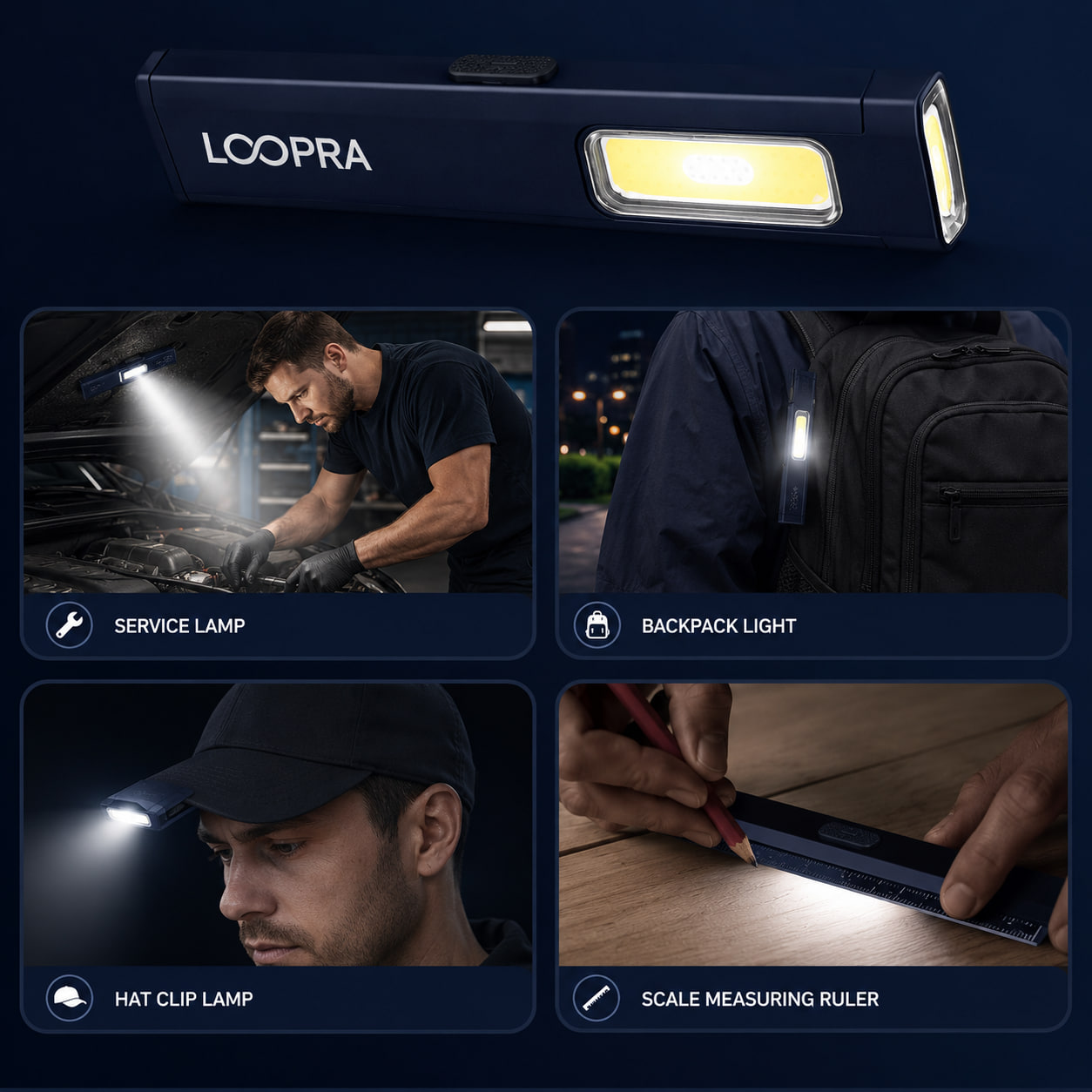 LOOPRA Portable LED Flashlight - Image 5