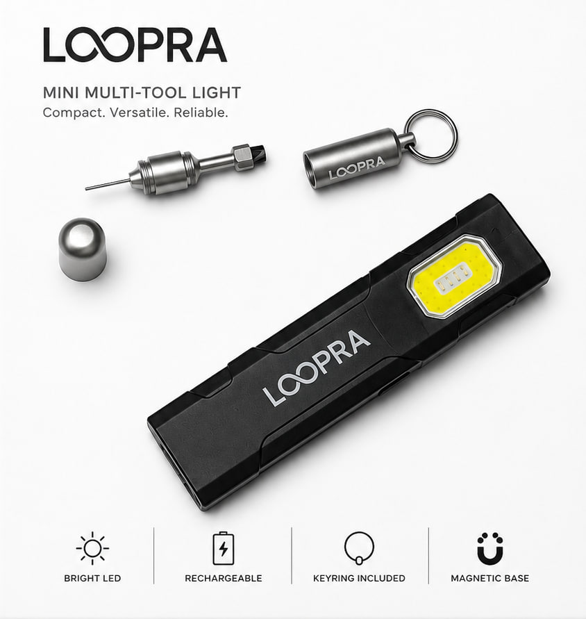 LOOPRA Portable LED Flashlight - Image 7