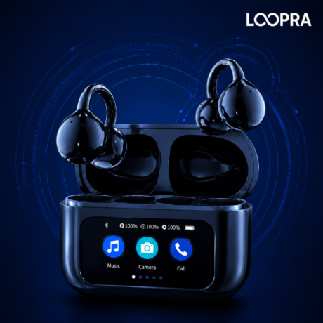 LOOPRA Smart Screen TWS Earbuds